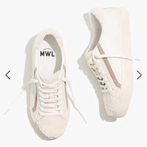Madewell Low top sherpa sneakers